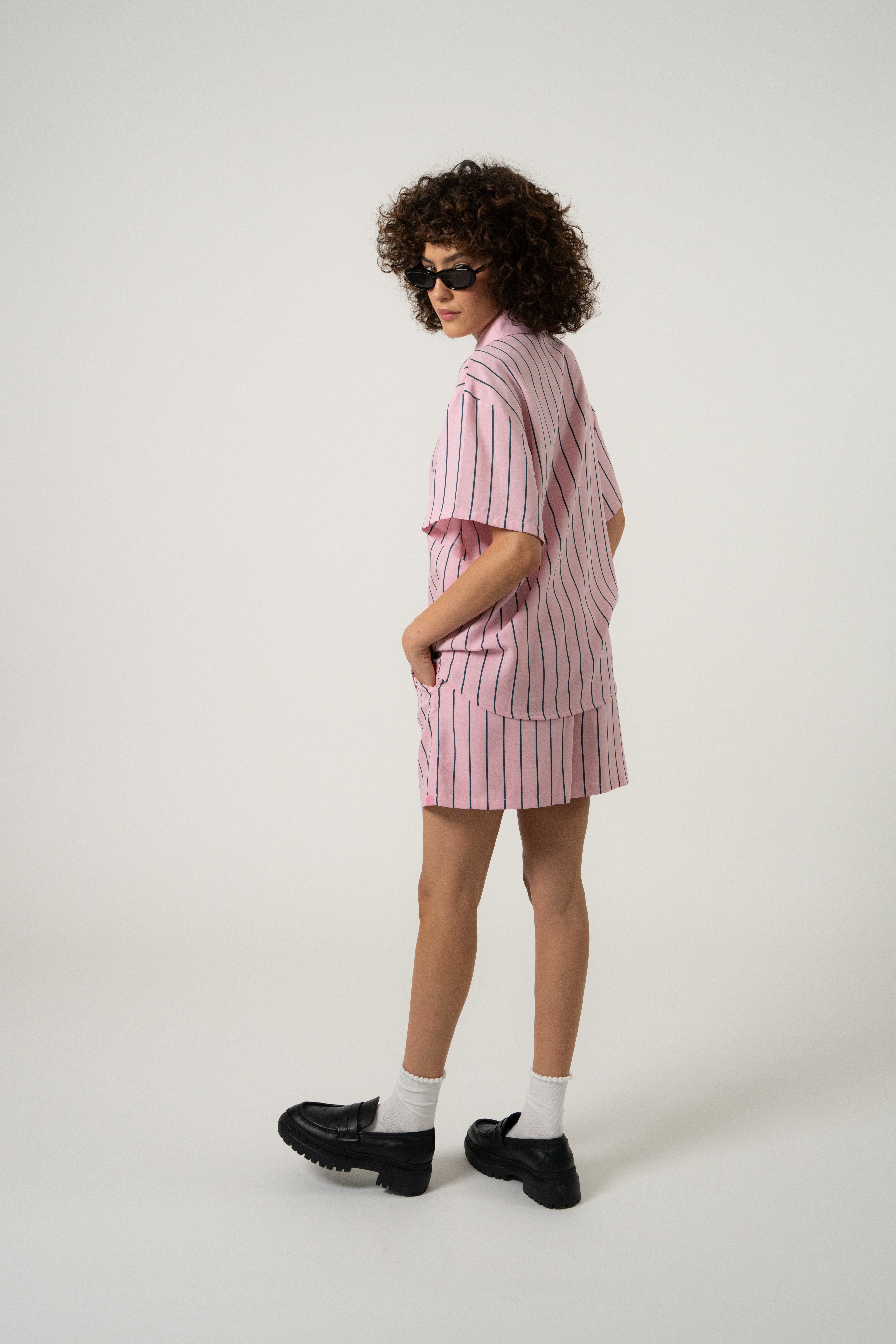Mira Shirt Baby Rose Stripe