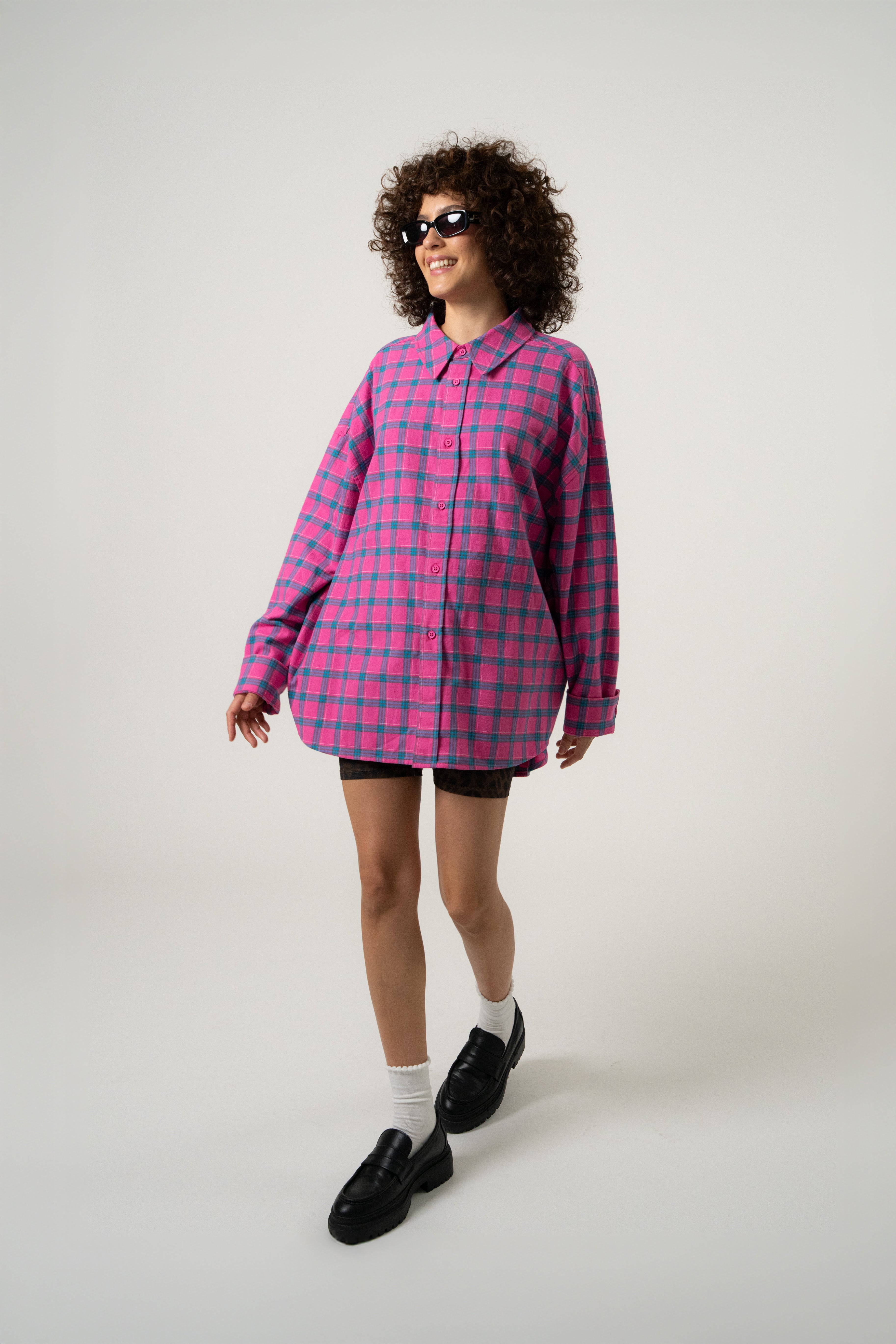 Vivian Shirt Hot Pink