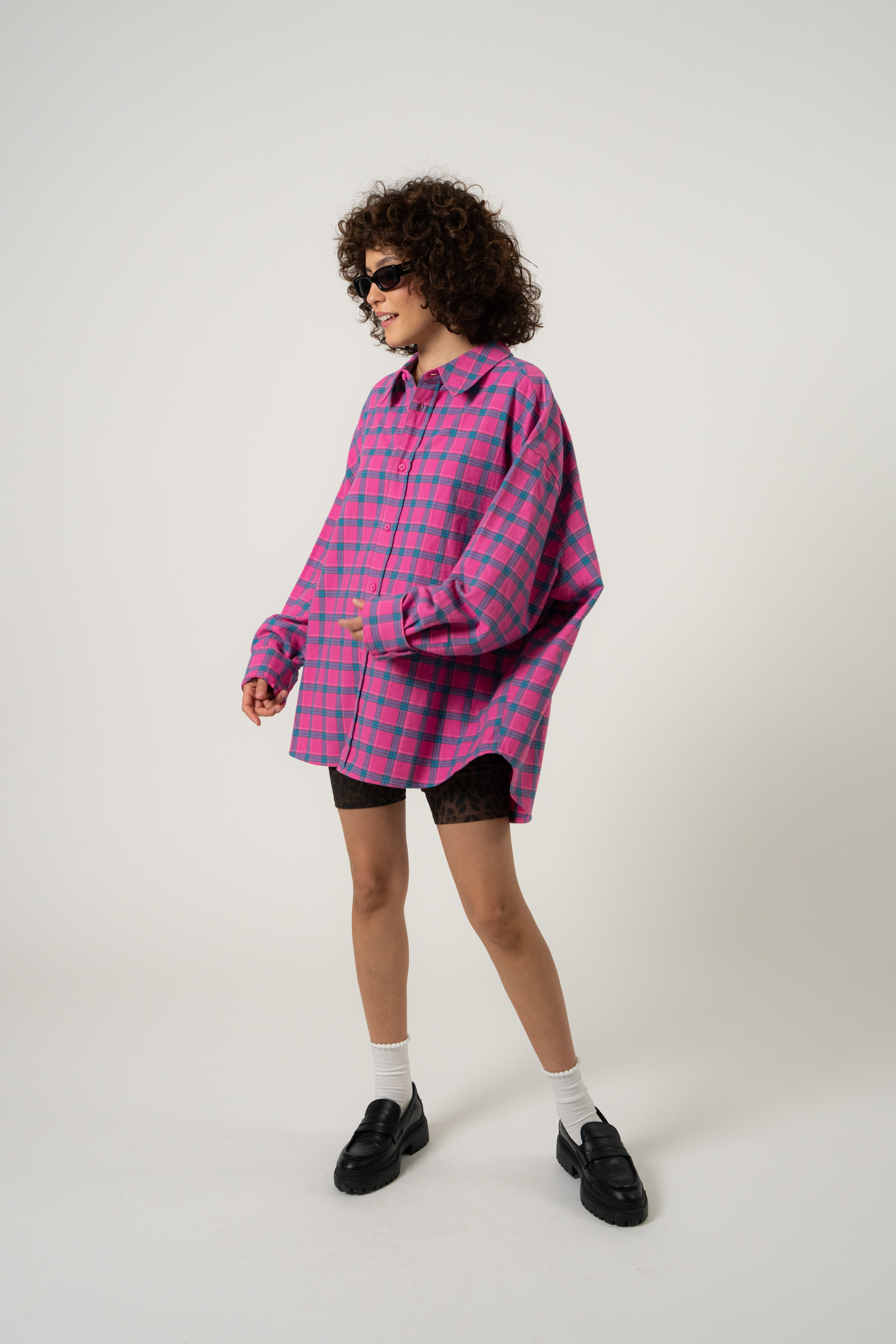 Vivian Shirt Hot Pink
