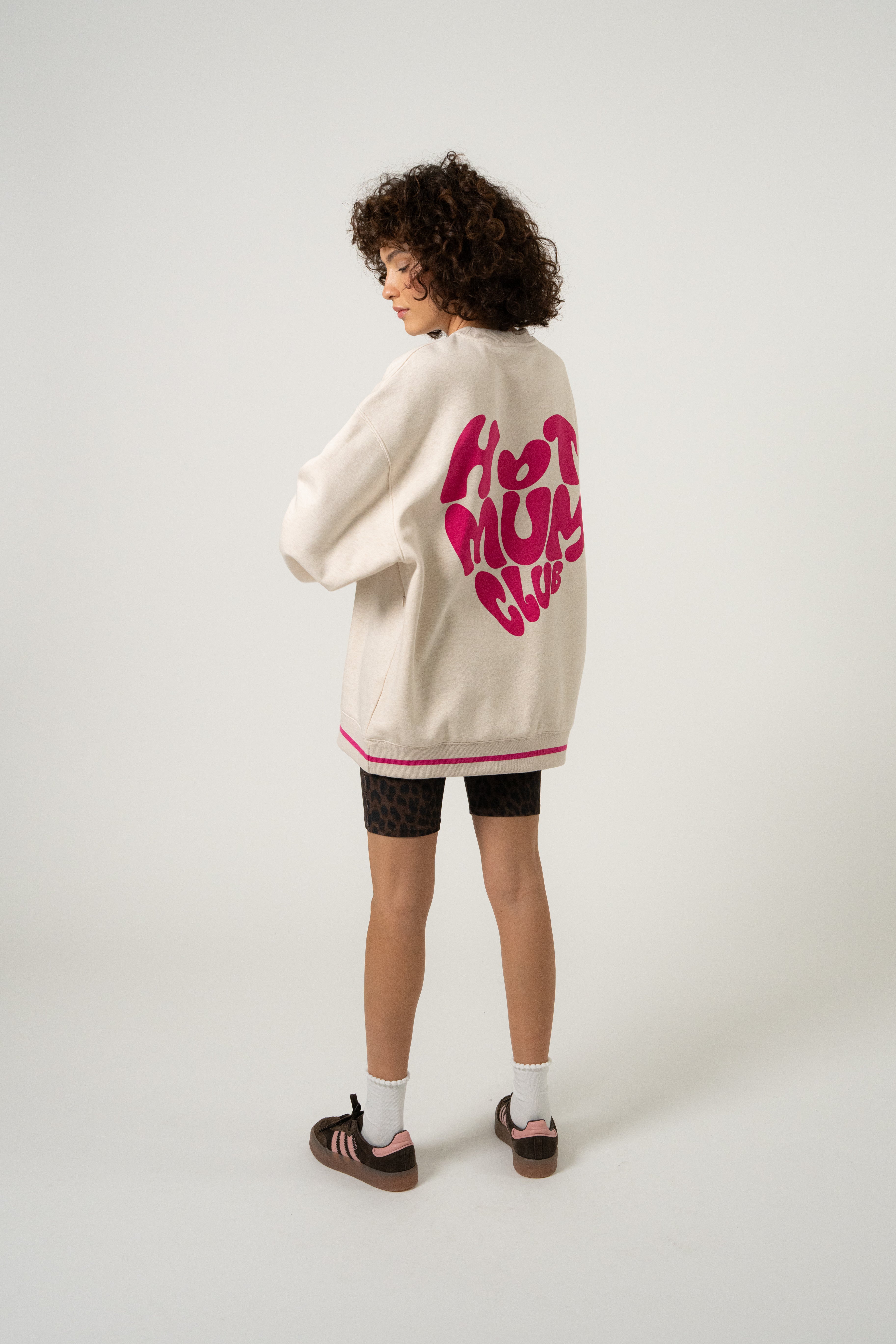 OV Sweater Hot Mum Beige Melange