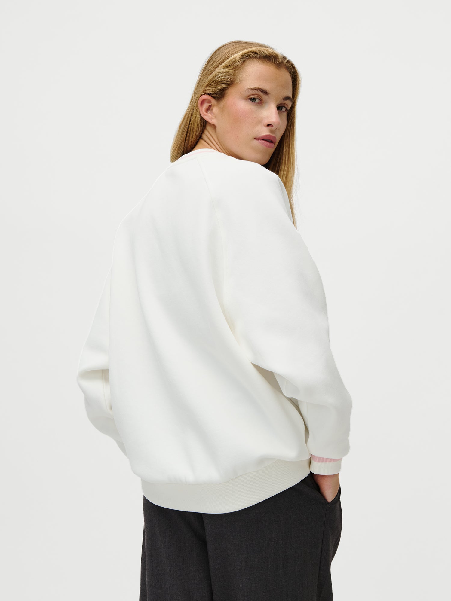 Alena Raglan Sweater Off White