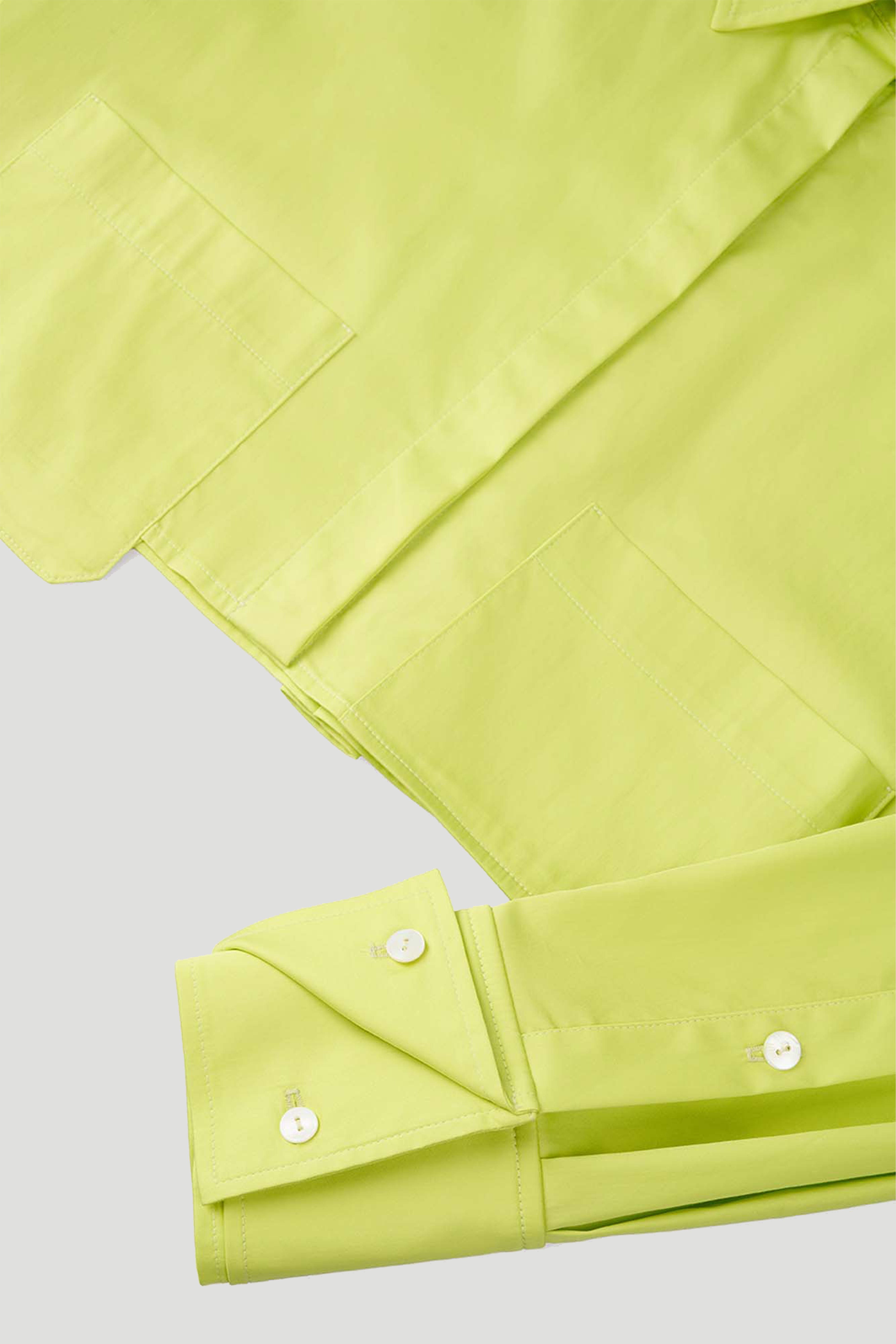 Aria Cropped Blouse Lime