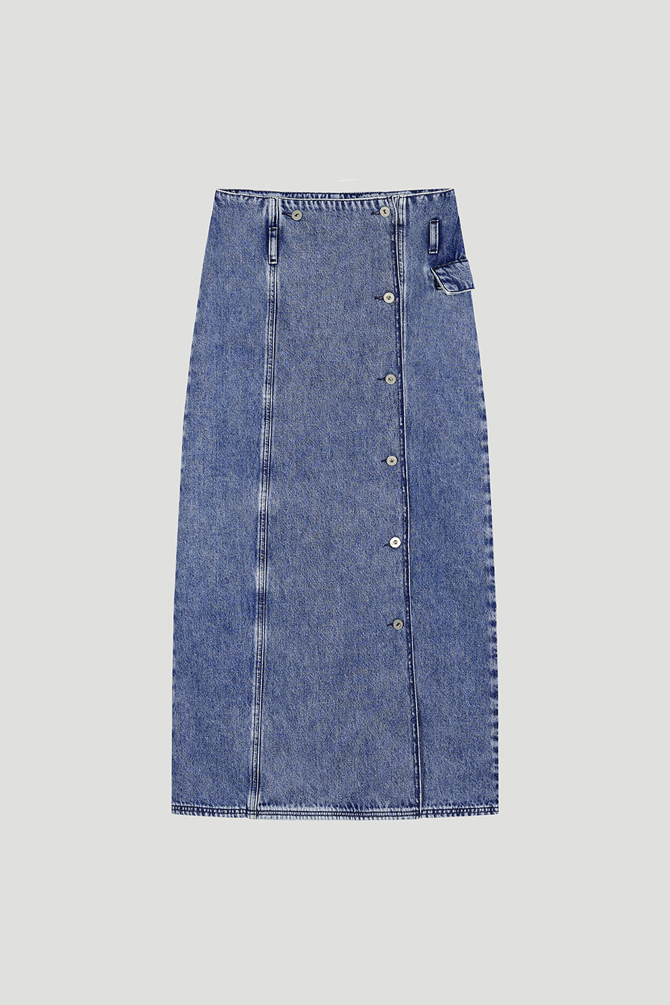 Aspen Denim Skirt Blue