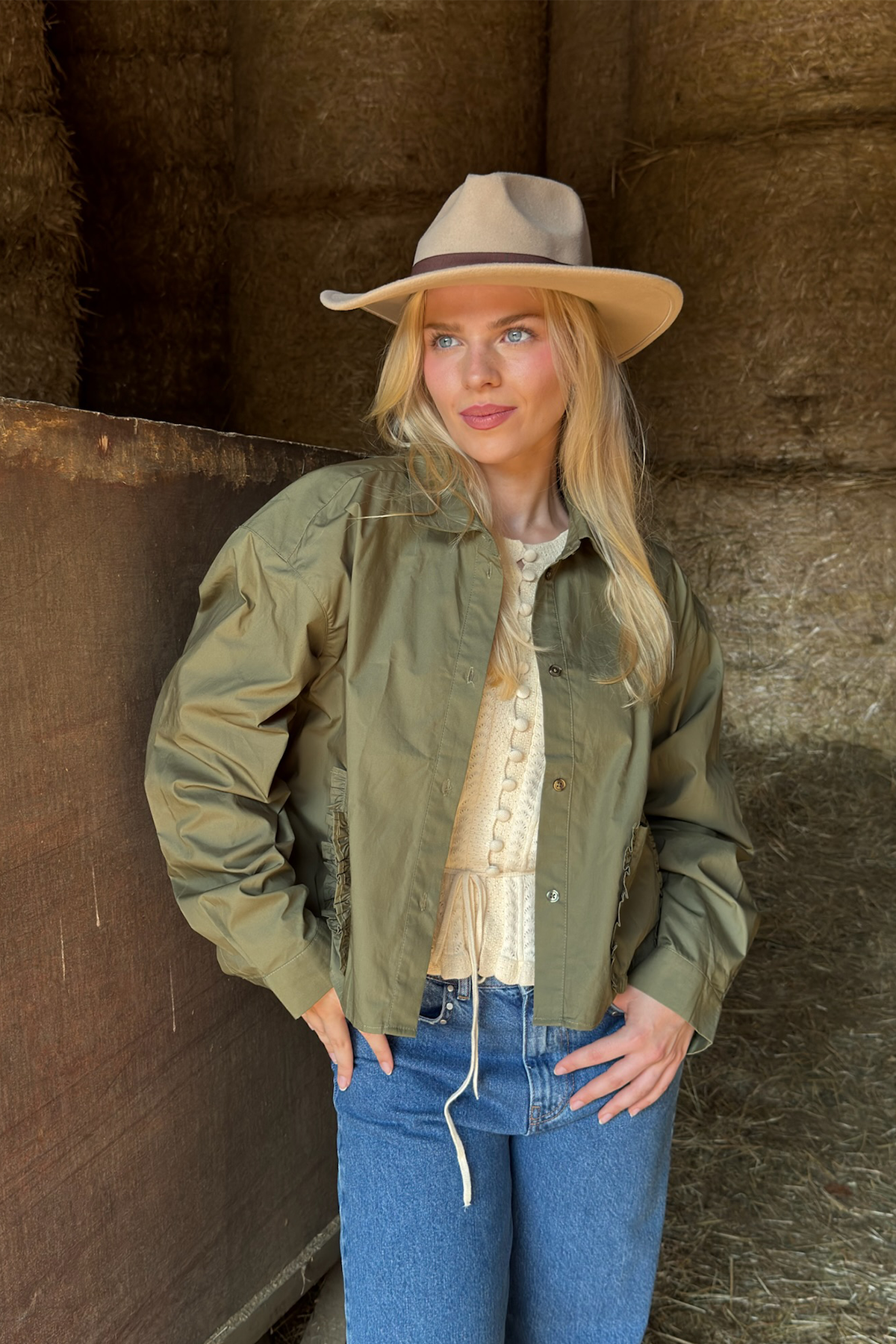 Aster Blouse Olive