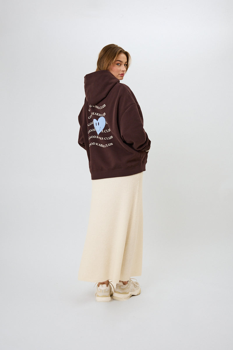 BF Hoodie Good Karma Wave Truffle