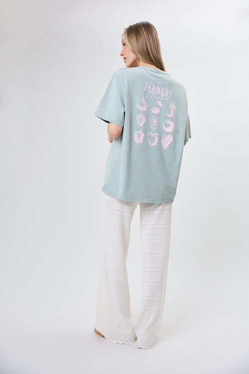 BF T-Shirt Farmers Market Sage Acid