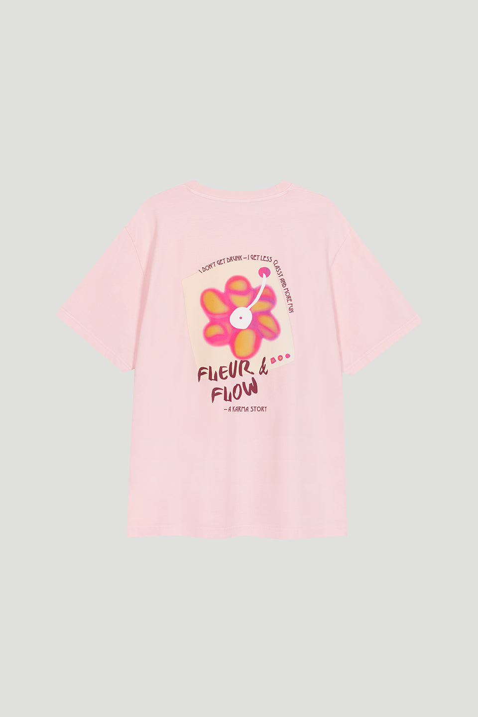 Boyfriend T-Shirt Fleur Powder Blush