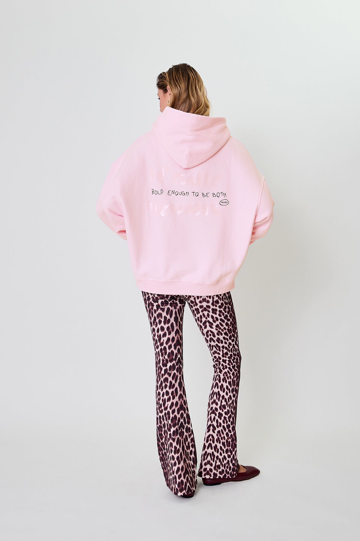 Boyfriend Hoodie Iconic Sugar Pink