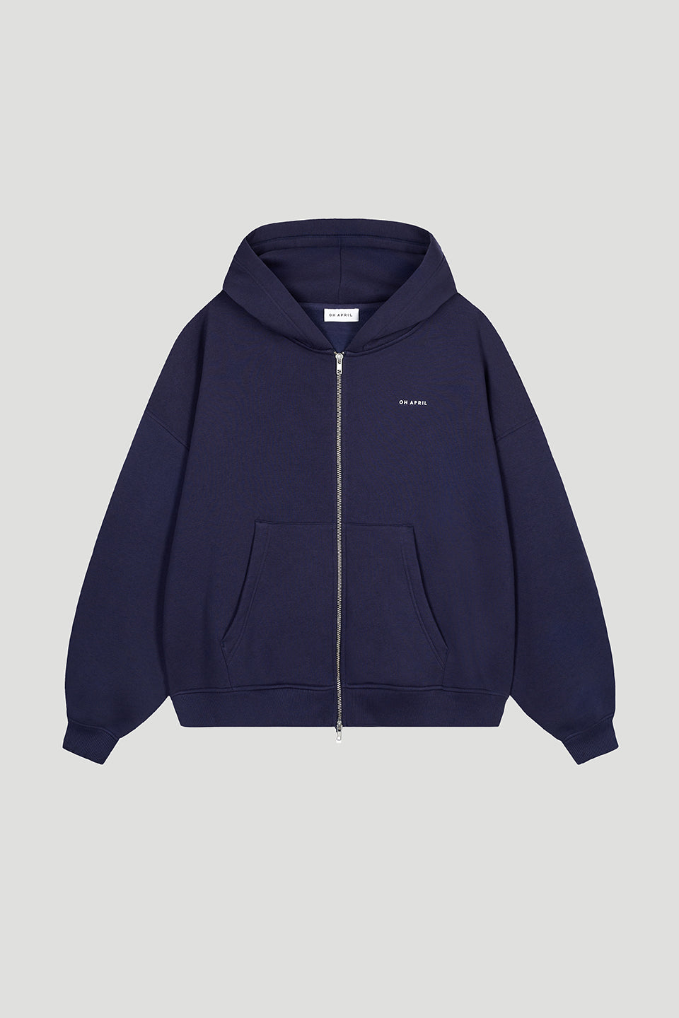 Zip Boyfriend Hoodie Blackberry