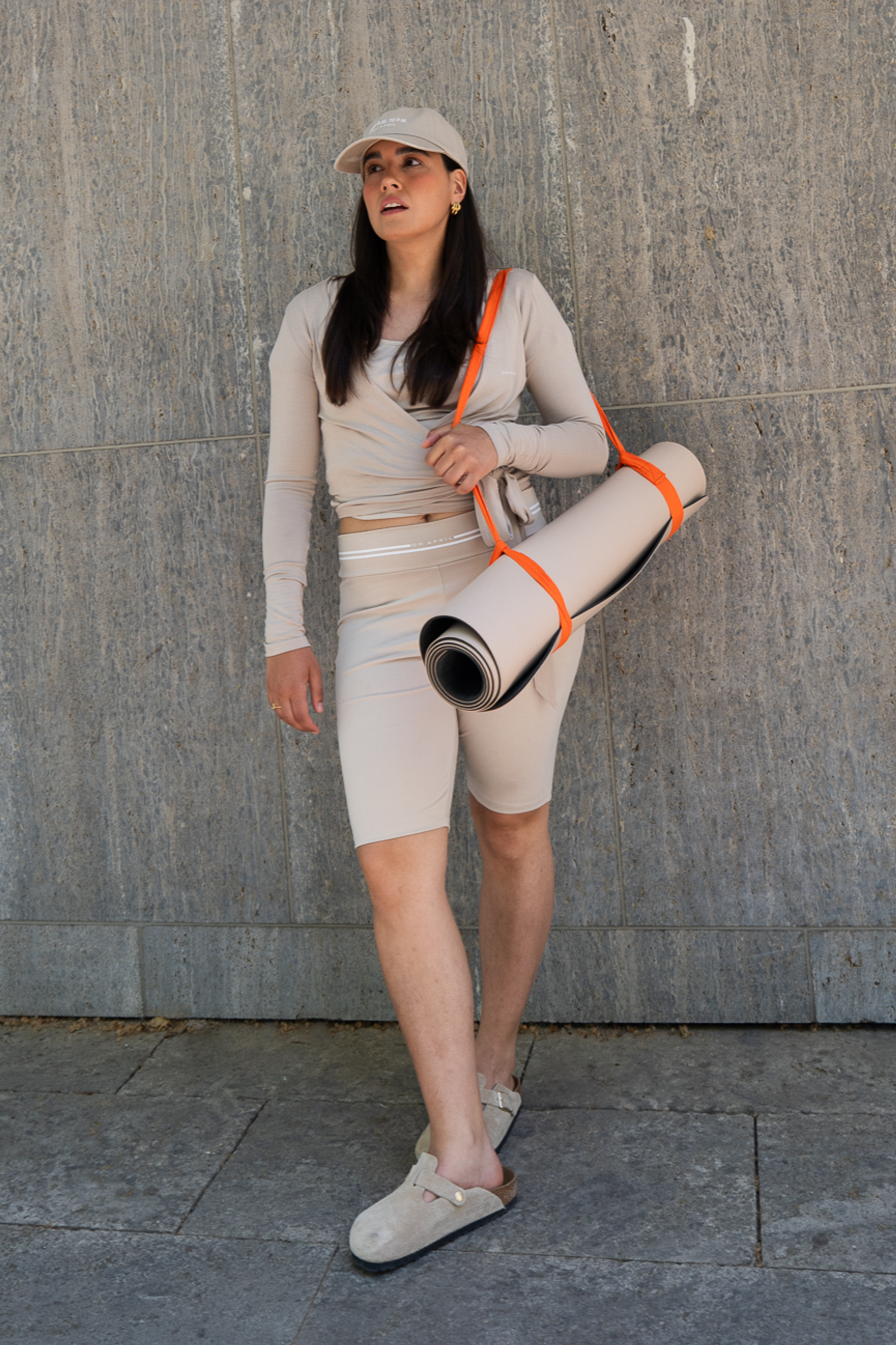 Roxie Bike Shorts Taupe