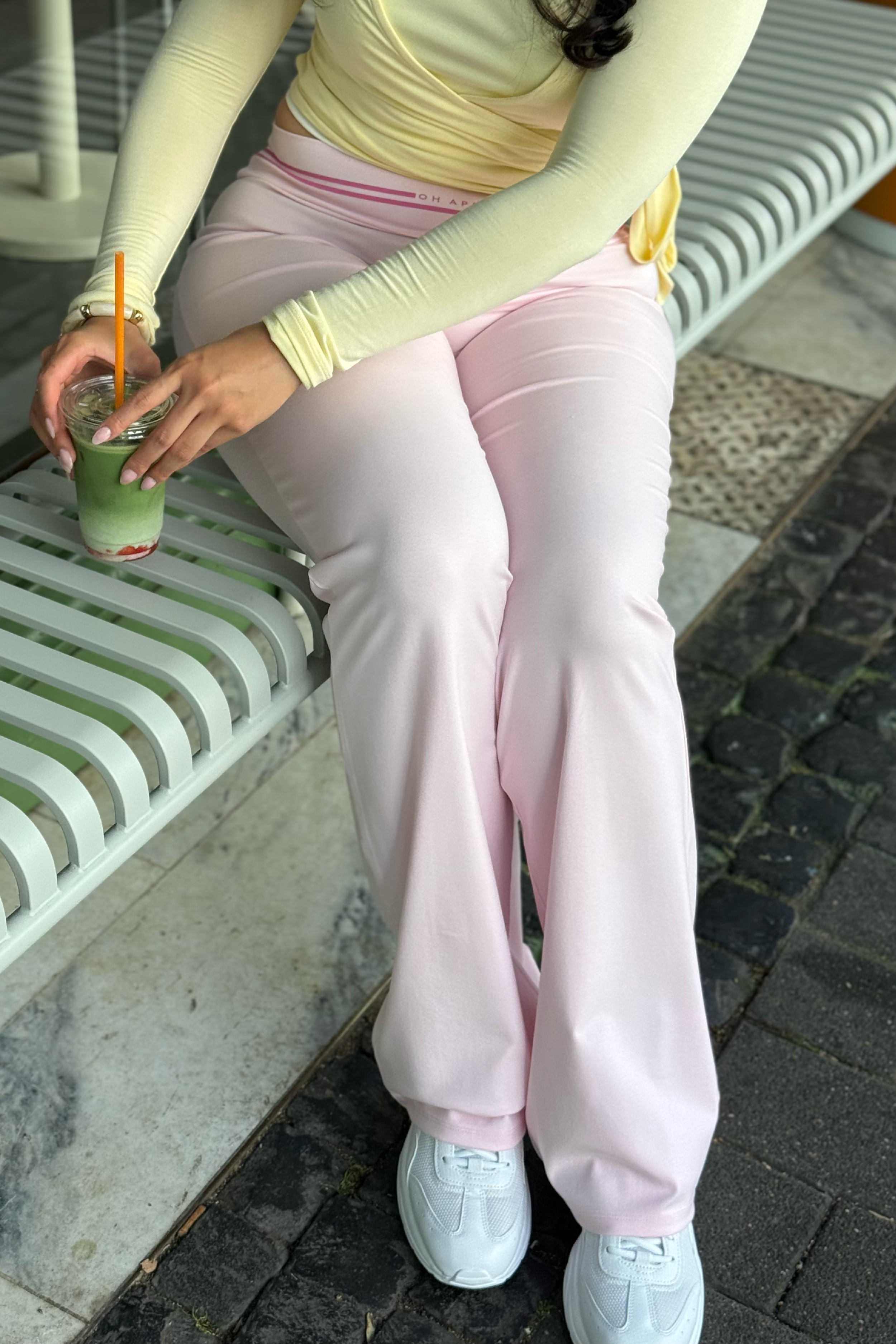 Jasmin Flared Leggings Baby Rose