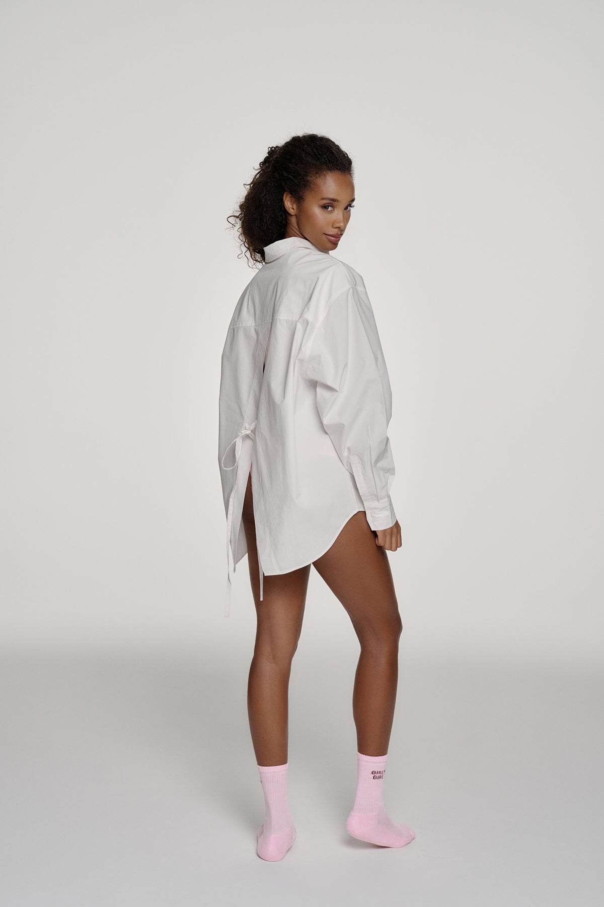 Leya Oversized Shirt Warm White
