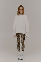 Oversized Sweater Energy White/Green