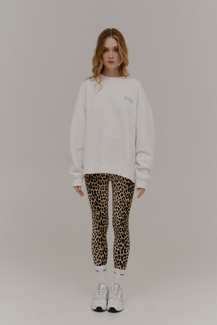 Oversized Sweater Energy White/Green