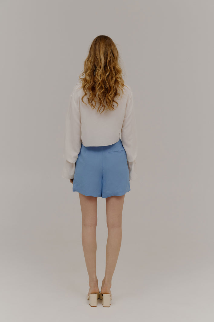 Solène Knot Blouse Ecru