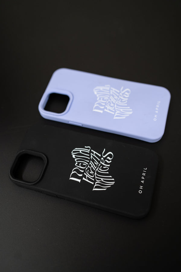 Mental Health Phone Case Black for iPhone