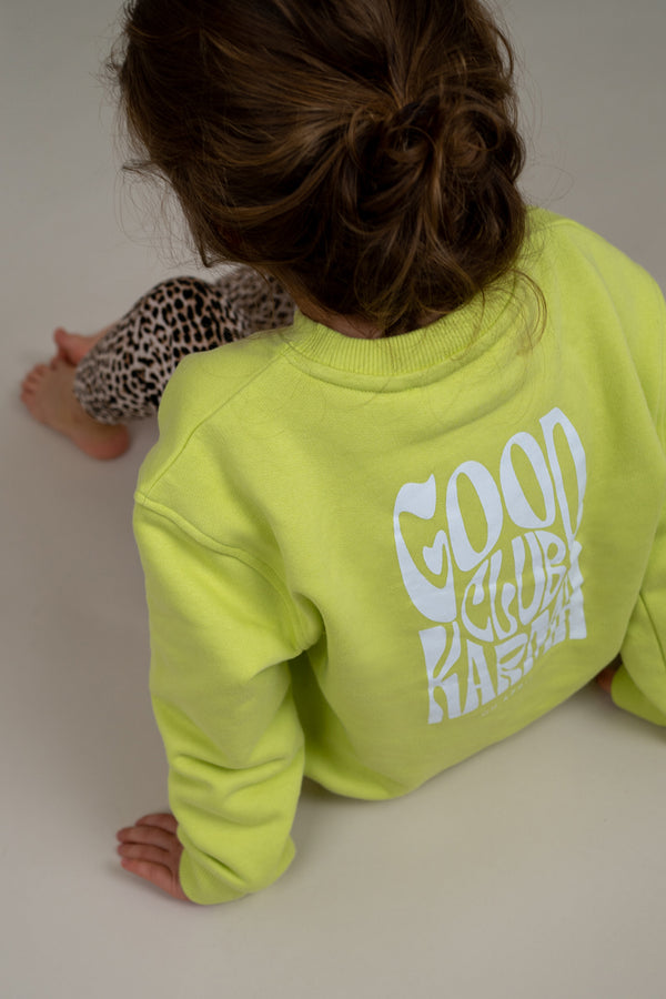 Kids Sweater Lime Good Karma Club