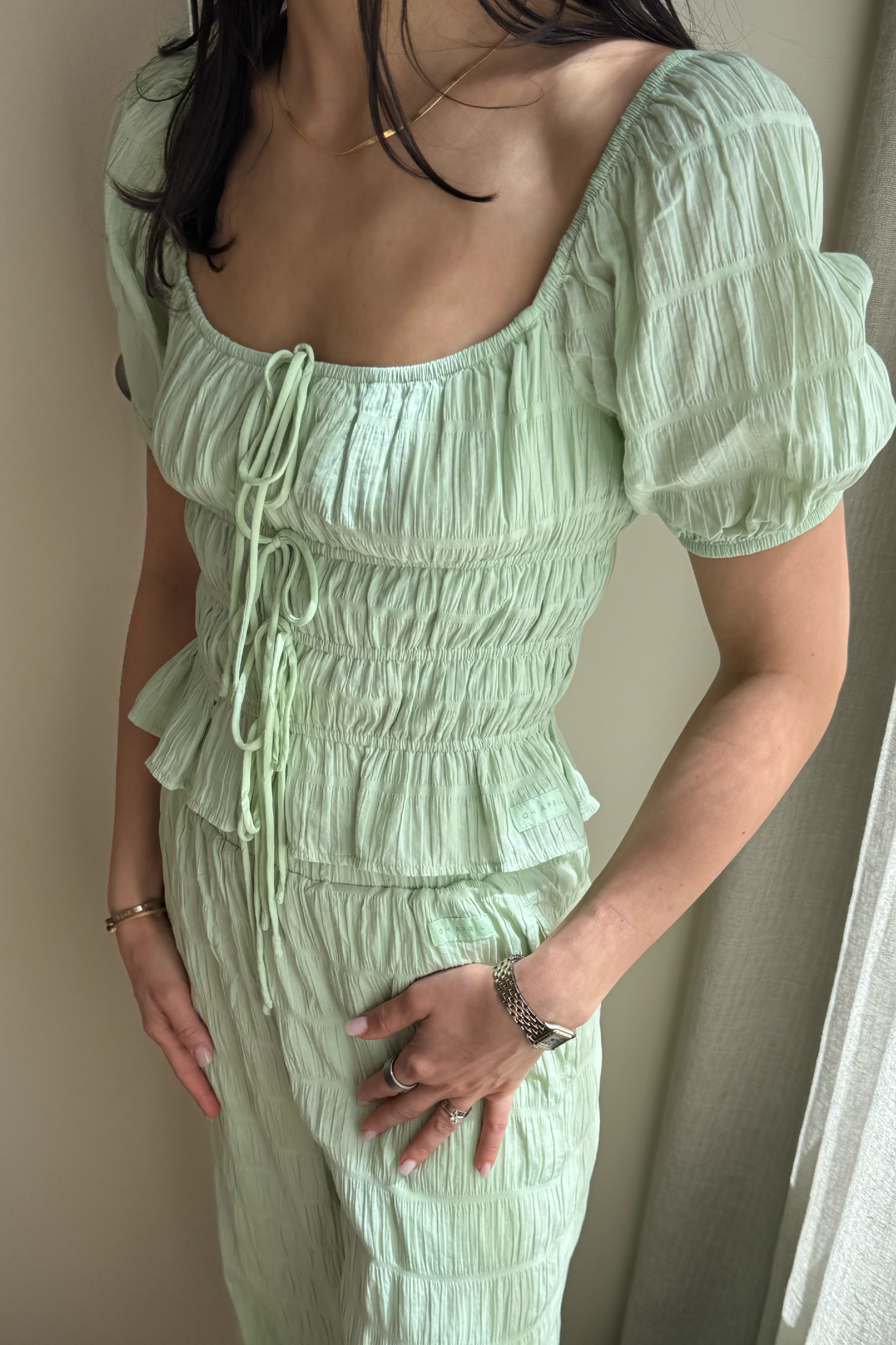 Noemi Blouse Mint Green