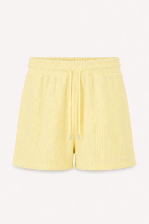 Elow Piqué Shorts Butter Yellow