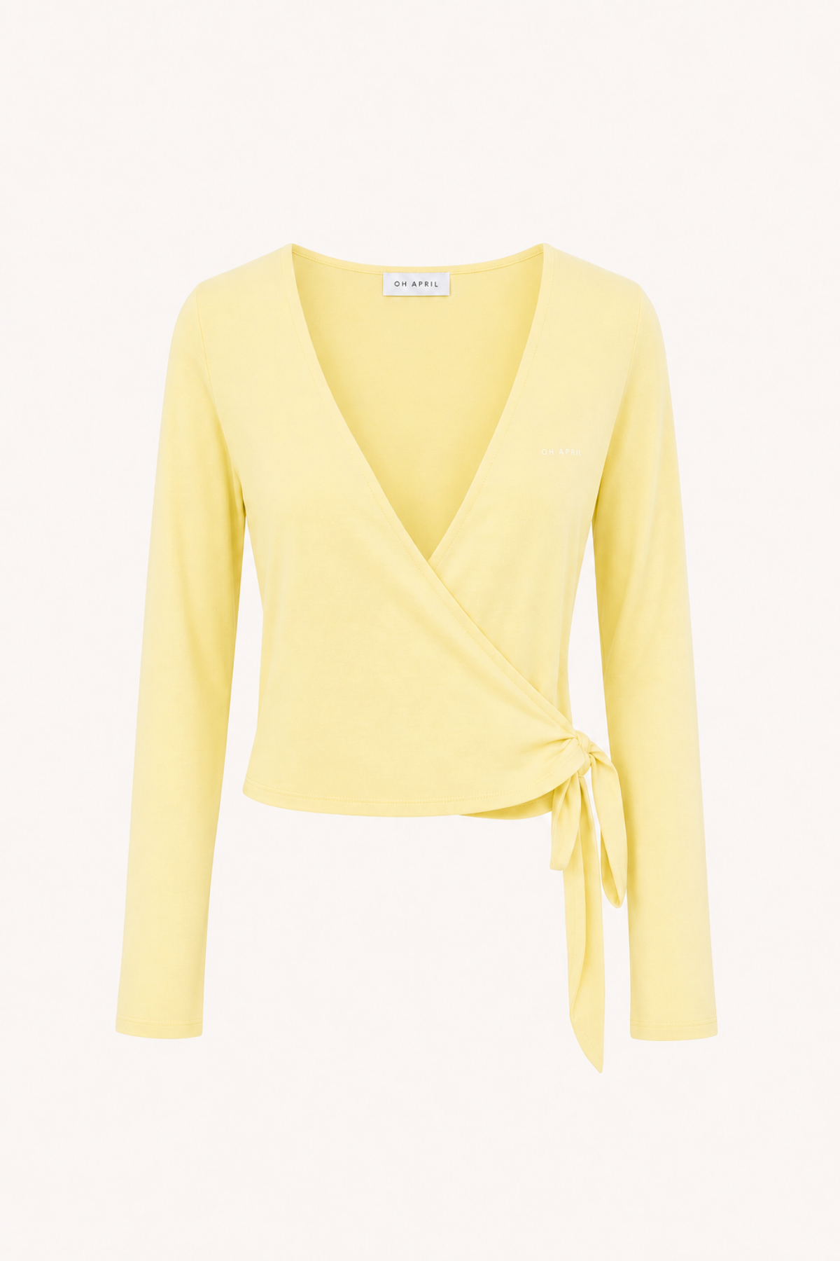 Luca Wrap Cardigan Butter Yellow