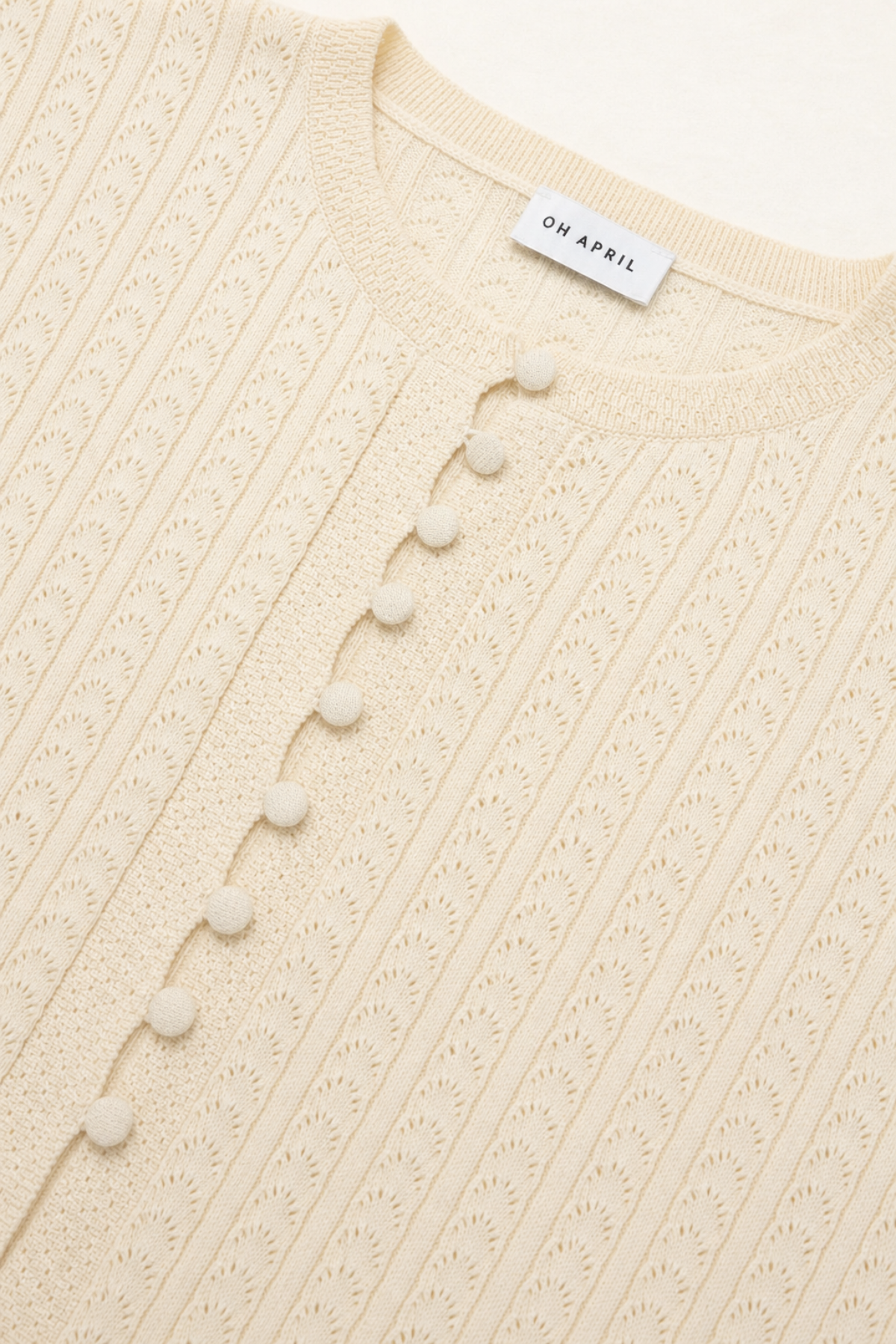 Rosi Knit Cardigan Off White