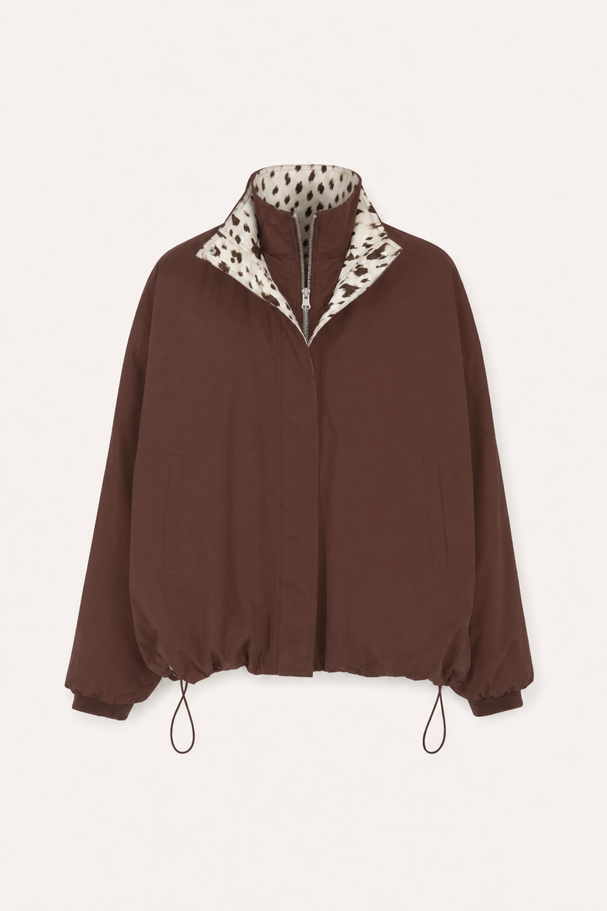 Amine Reversible Jacket Dark Brown/Cow