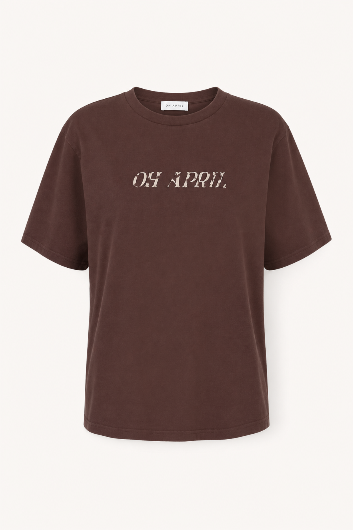 BF T-Shirt Cow Dark Brown