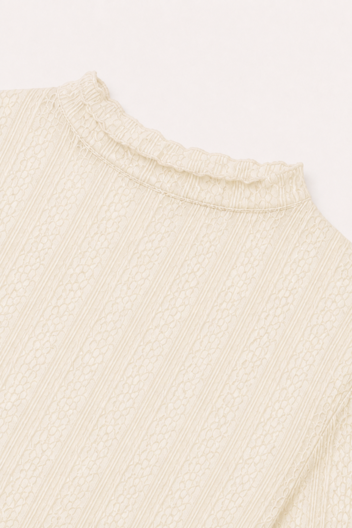 Zahara Lace Longsleeve Off White