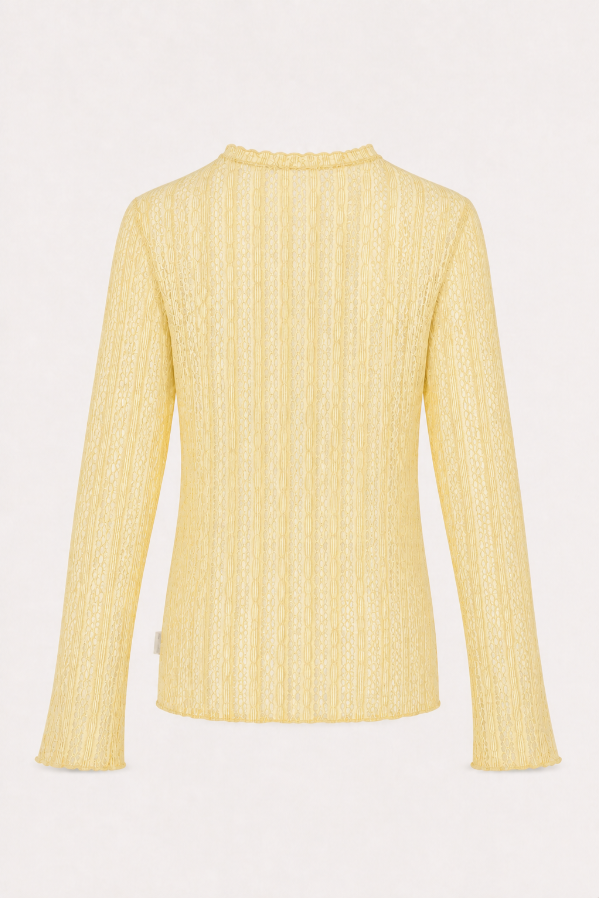 Zahara Lace Longsleeve Butter Yellow