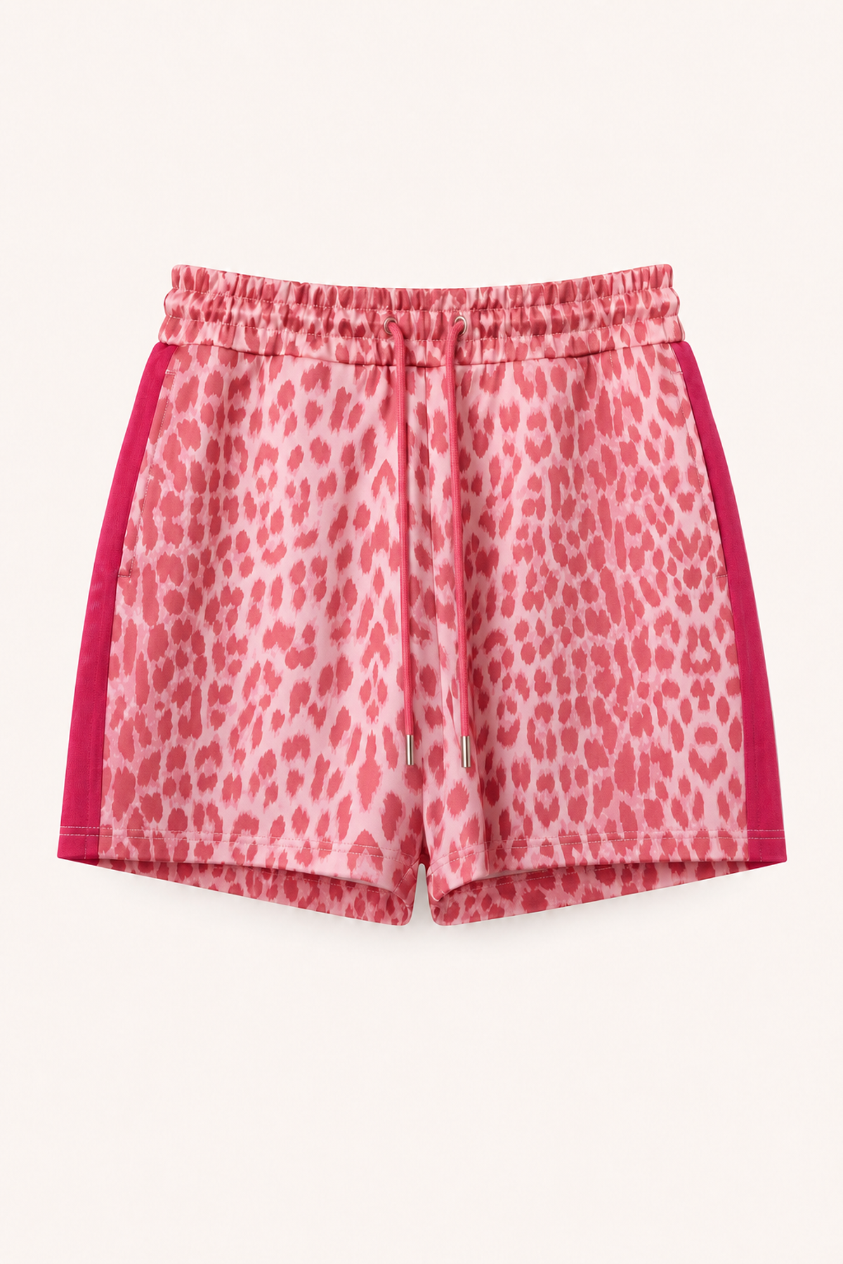 Kael Track Shorts Leo Raspberry