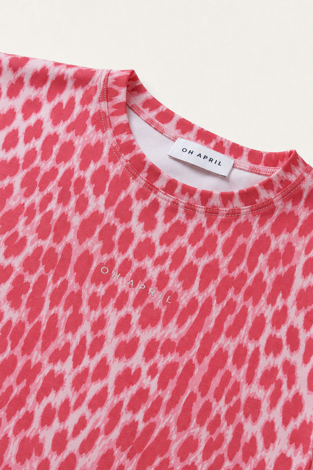 Joy Slim Fit T-Shirt Leo Raspberry