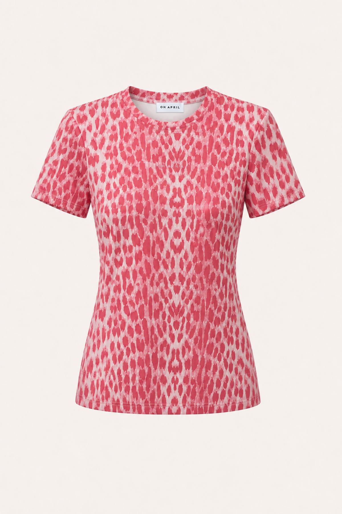 Joy Slim Fit T-Shirt Leo Raspberry