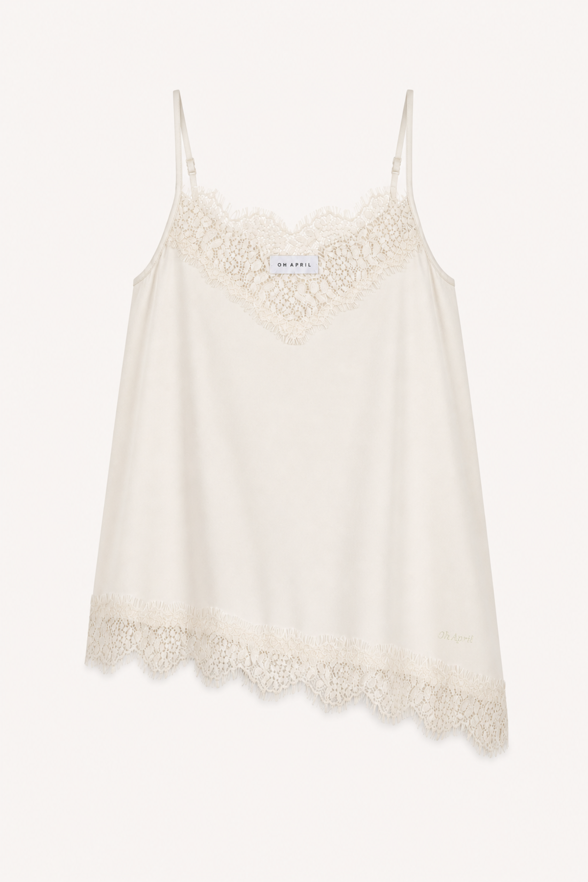 Tami Satin Top Off White
