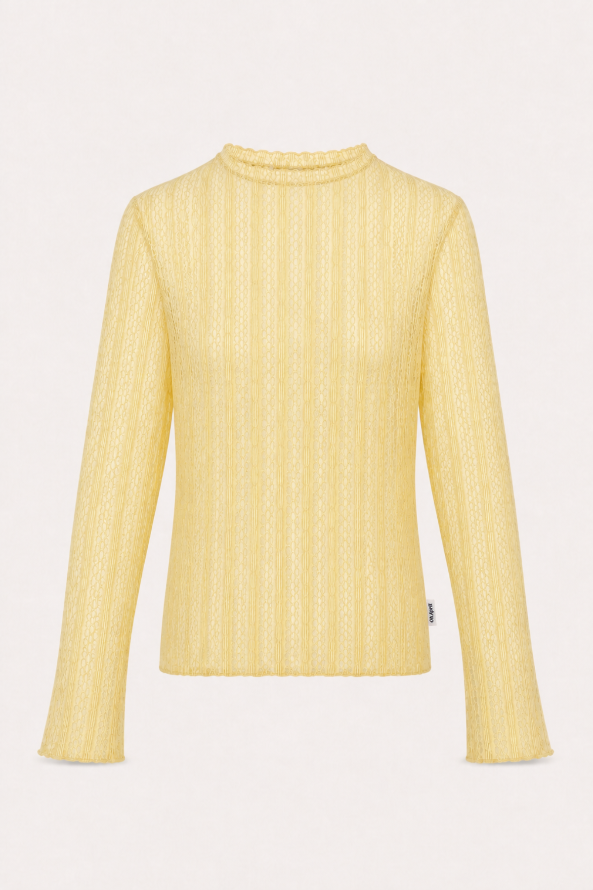 Zahara Lace Longsleeve Butter Yellow