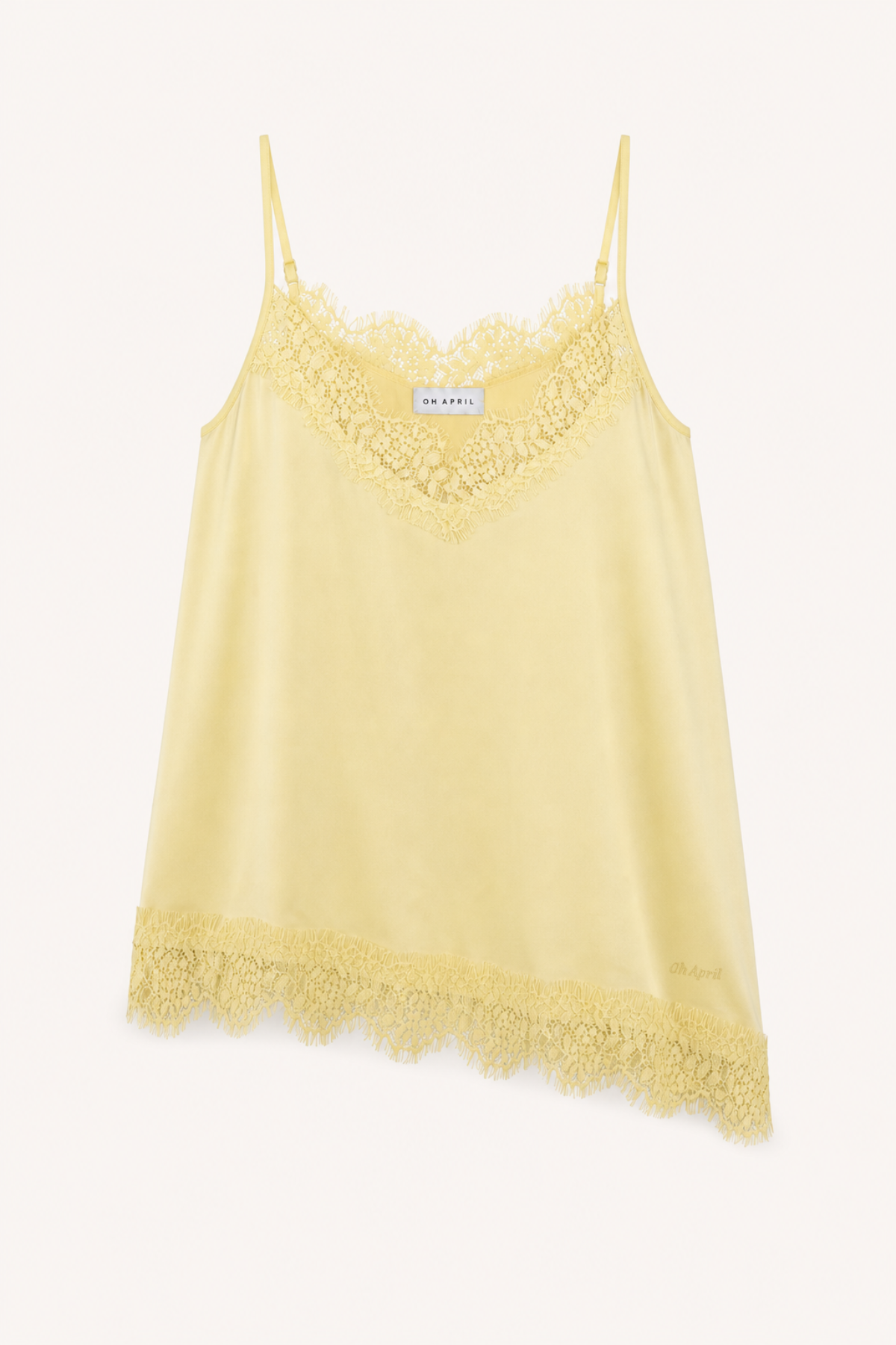 Tami Satin Top Butter Yellow