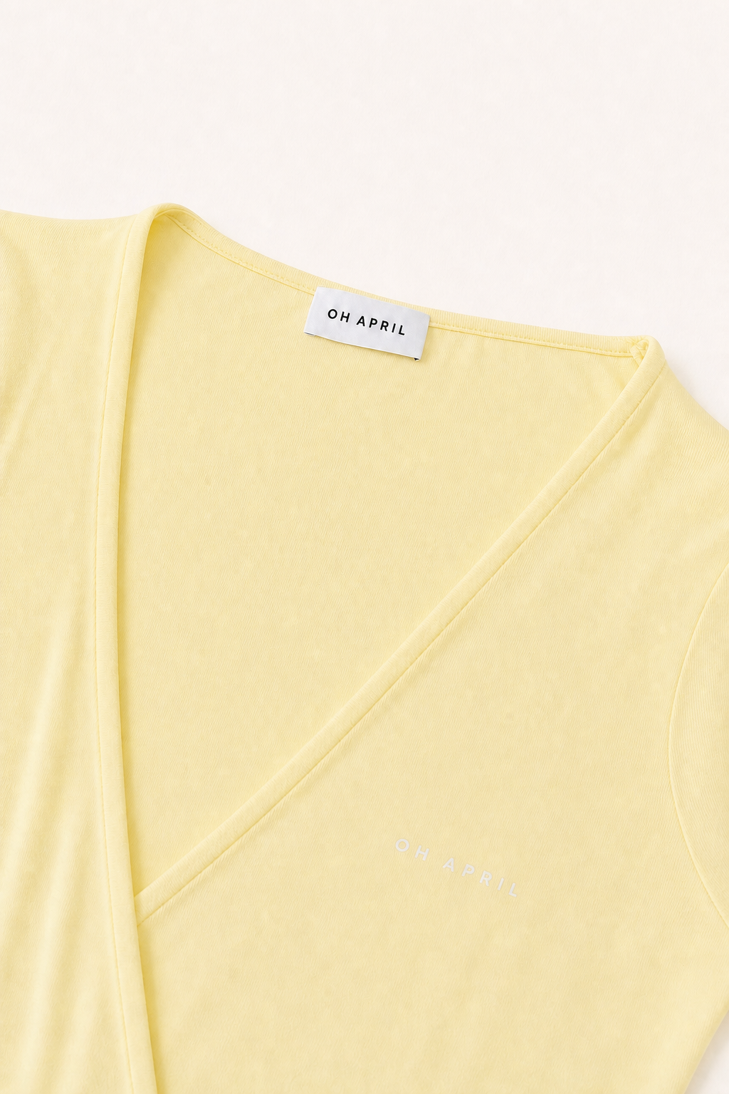 Luca Wrap Cardigan Butter Yellow