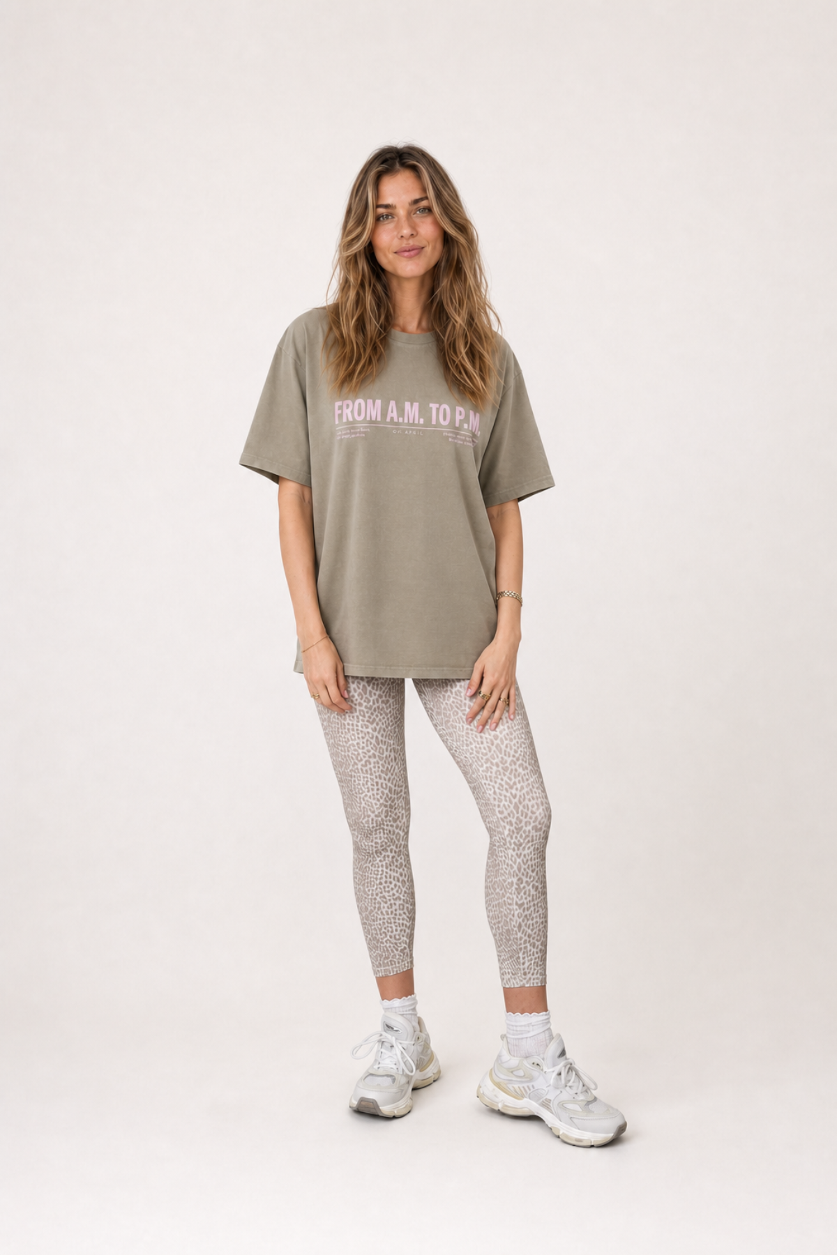 BF T-Shirt AM to PM Taupe Acid