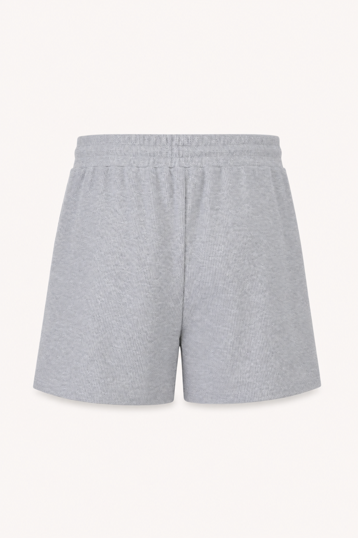 Elow Piqué Shorts Grey Melange