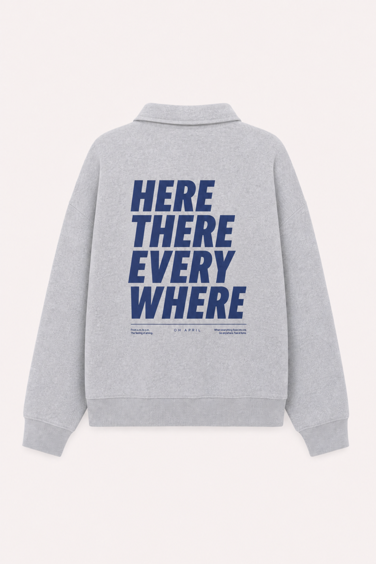 OV Sweat Polo Everywhere Grey Melange