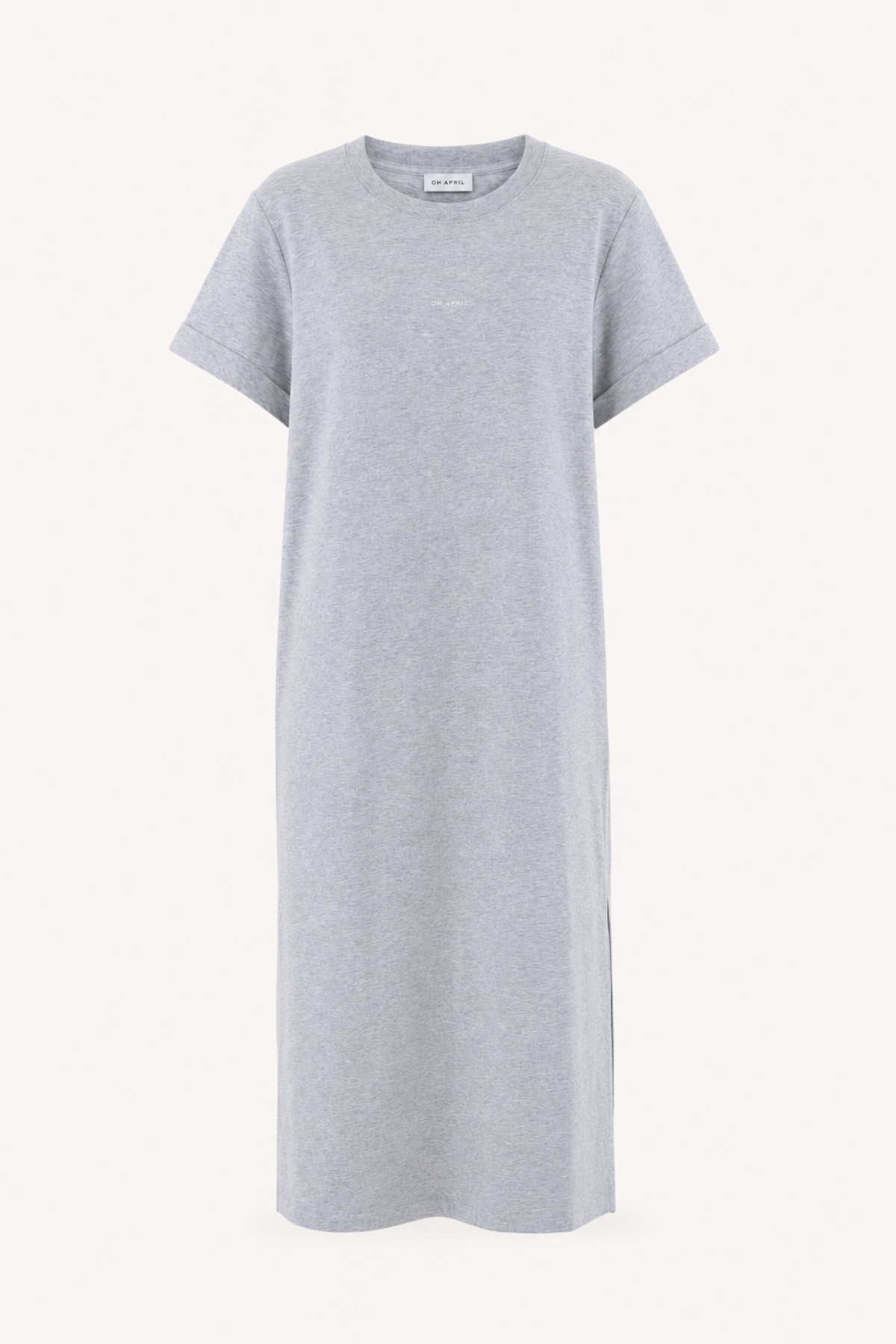 Juli Maxi T-Shirt Dress Grey Melange