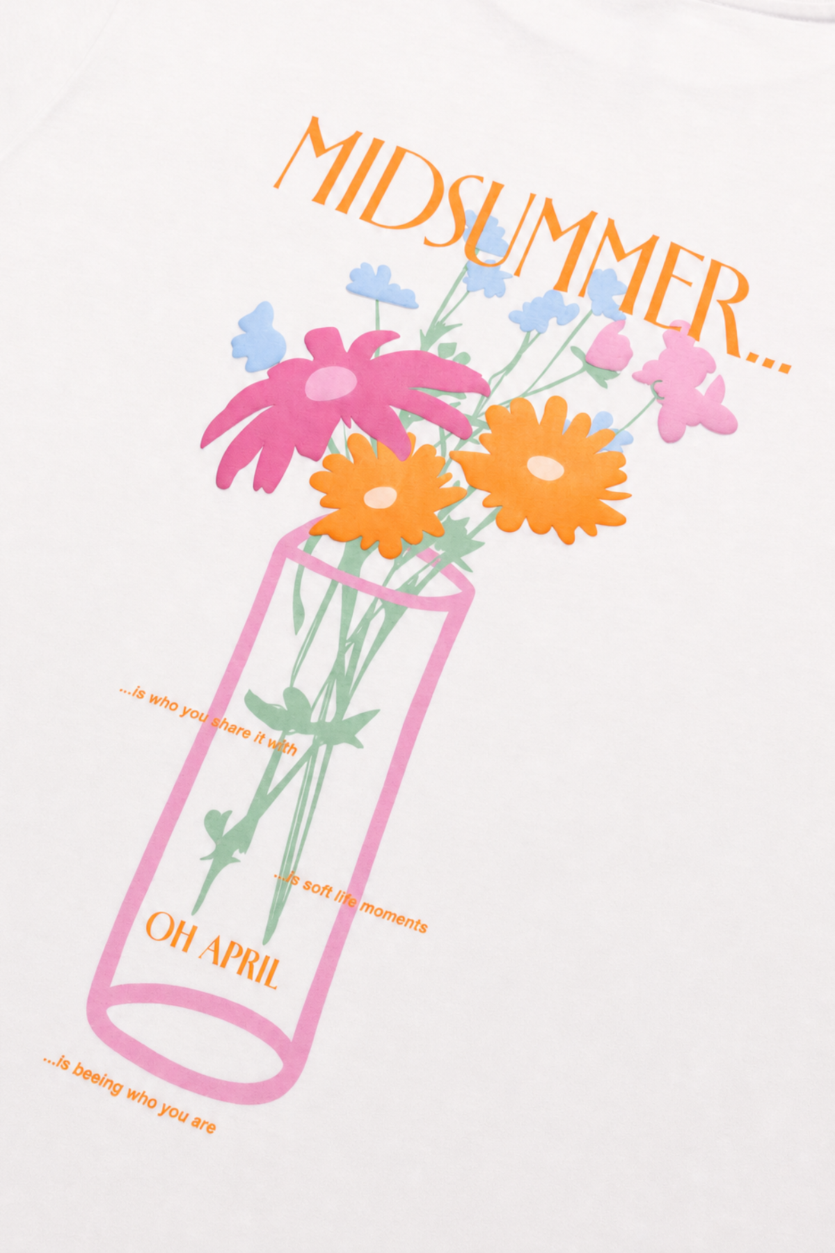 BF T-Shirt Midsummer White