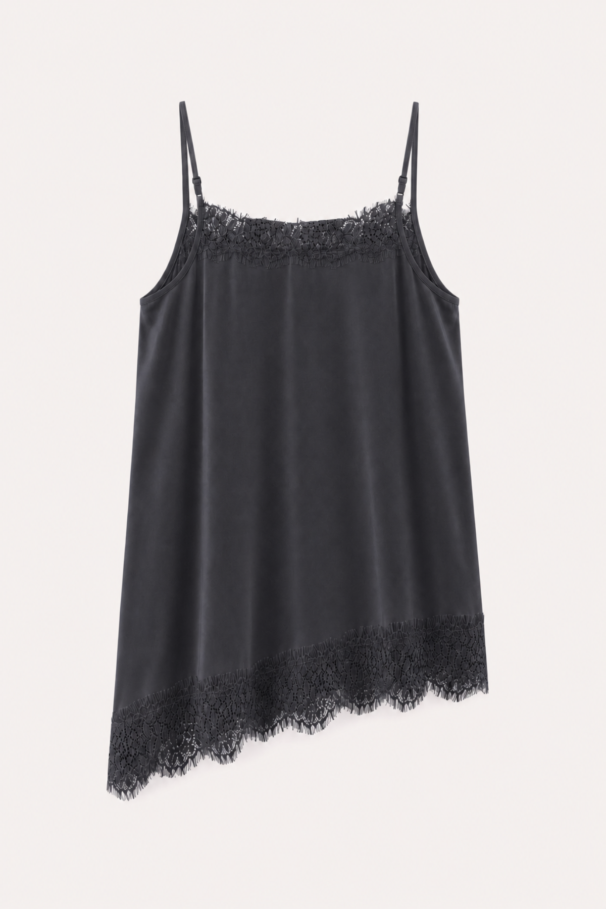 Tami Satin Top Black