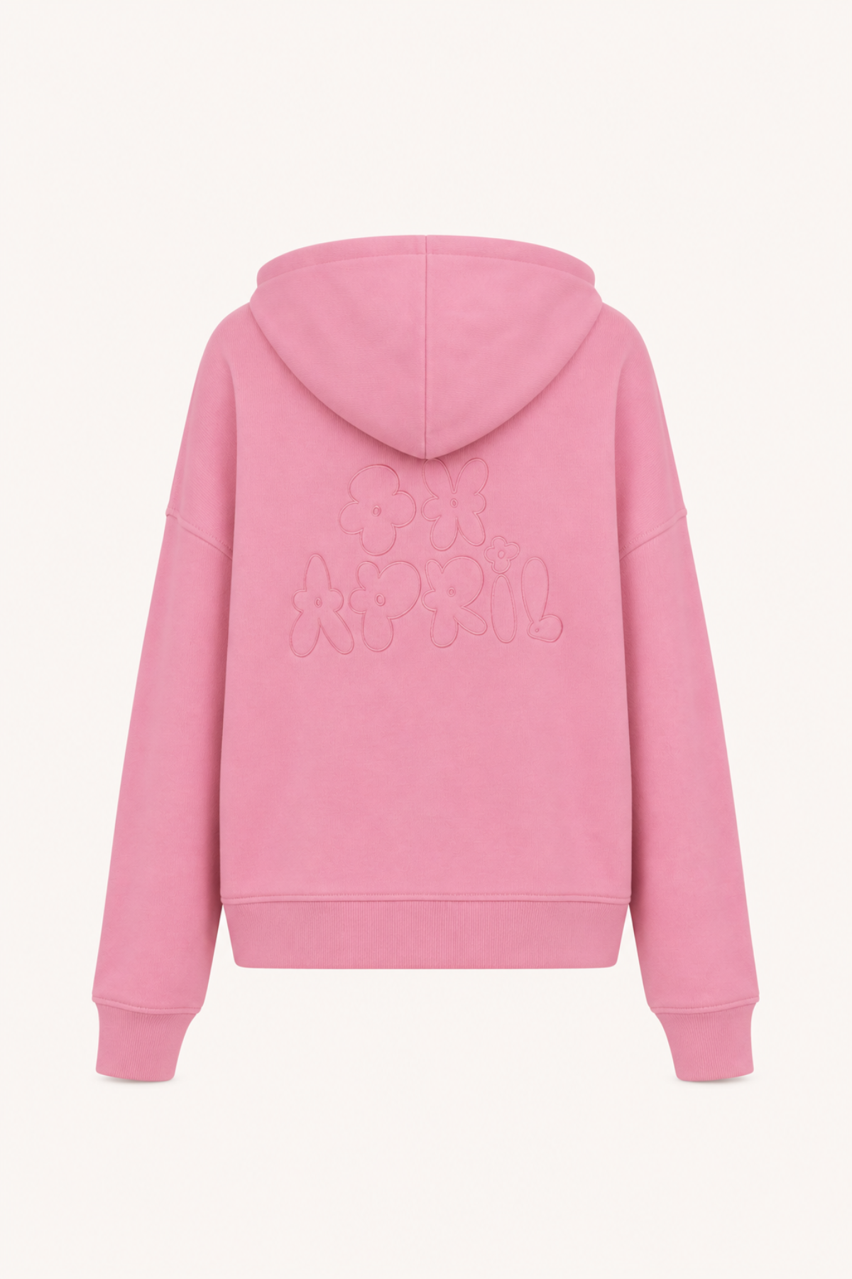 BF Zip Hoodie Flower Light Pink