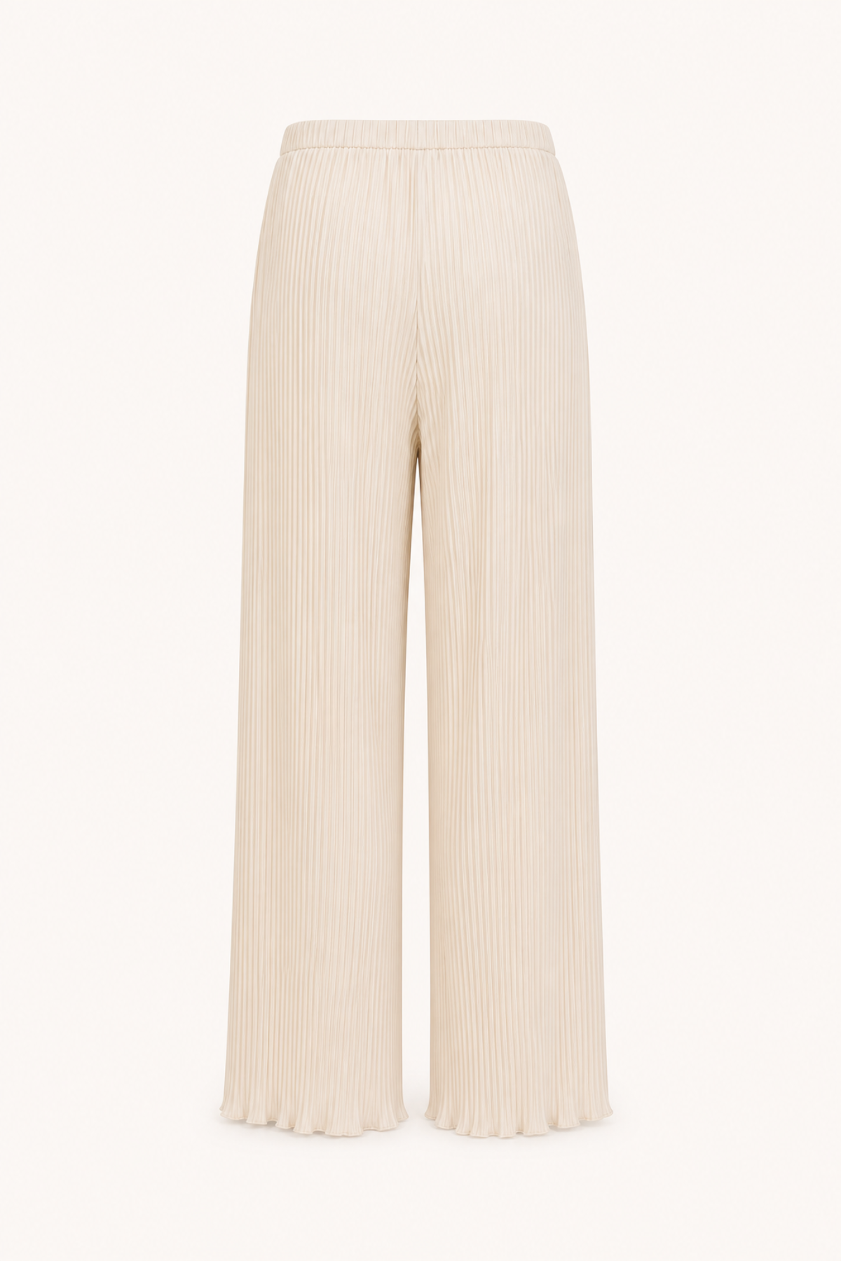Kiera Plissee Pants Beige