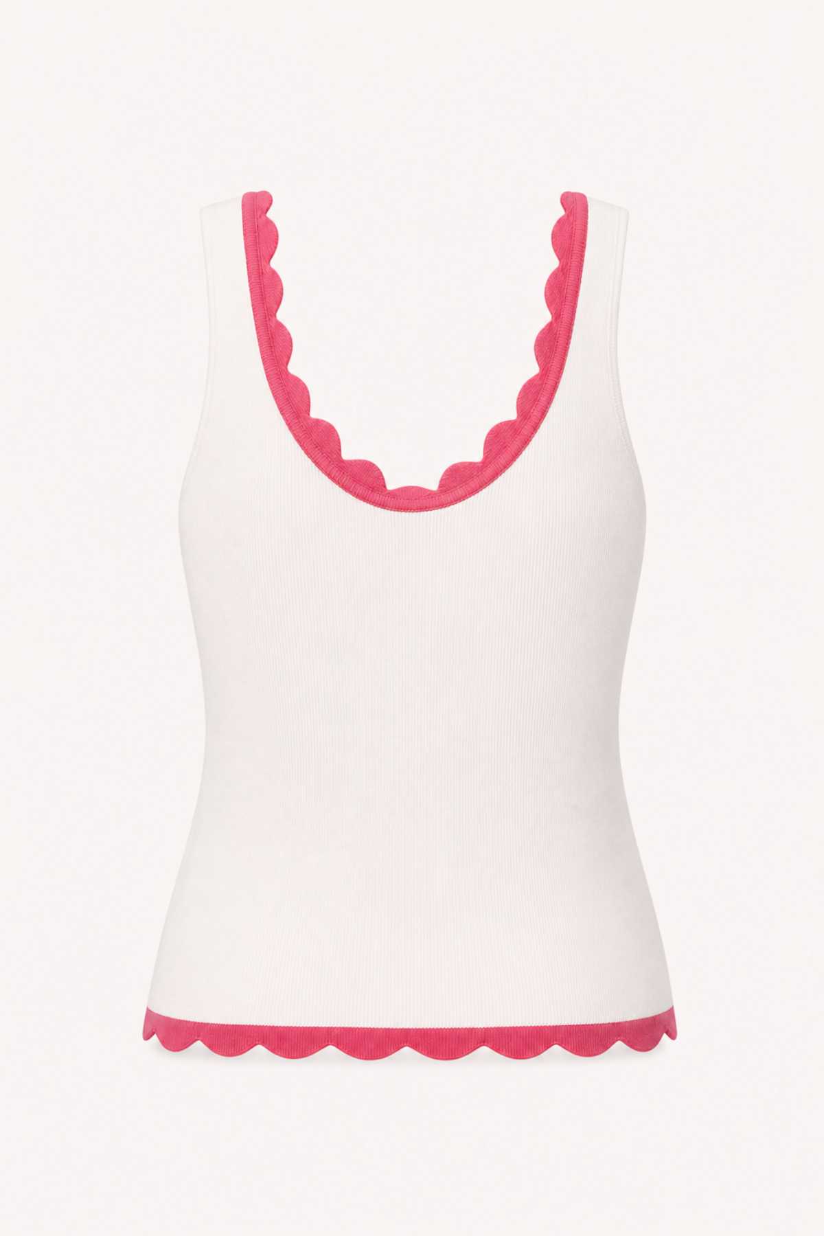 Anele Knit Top White