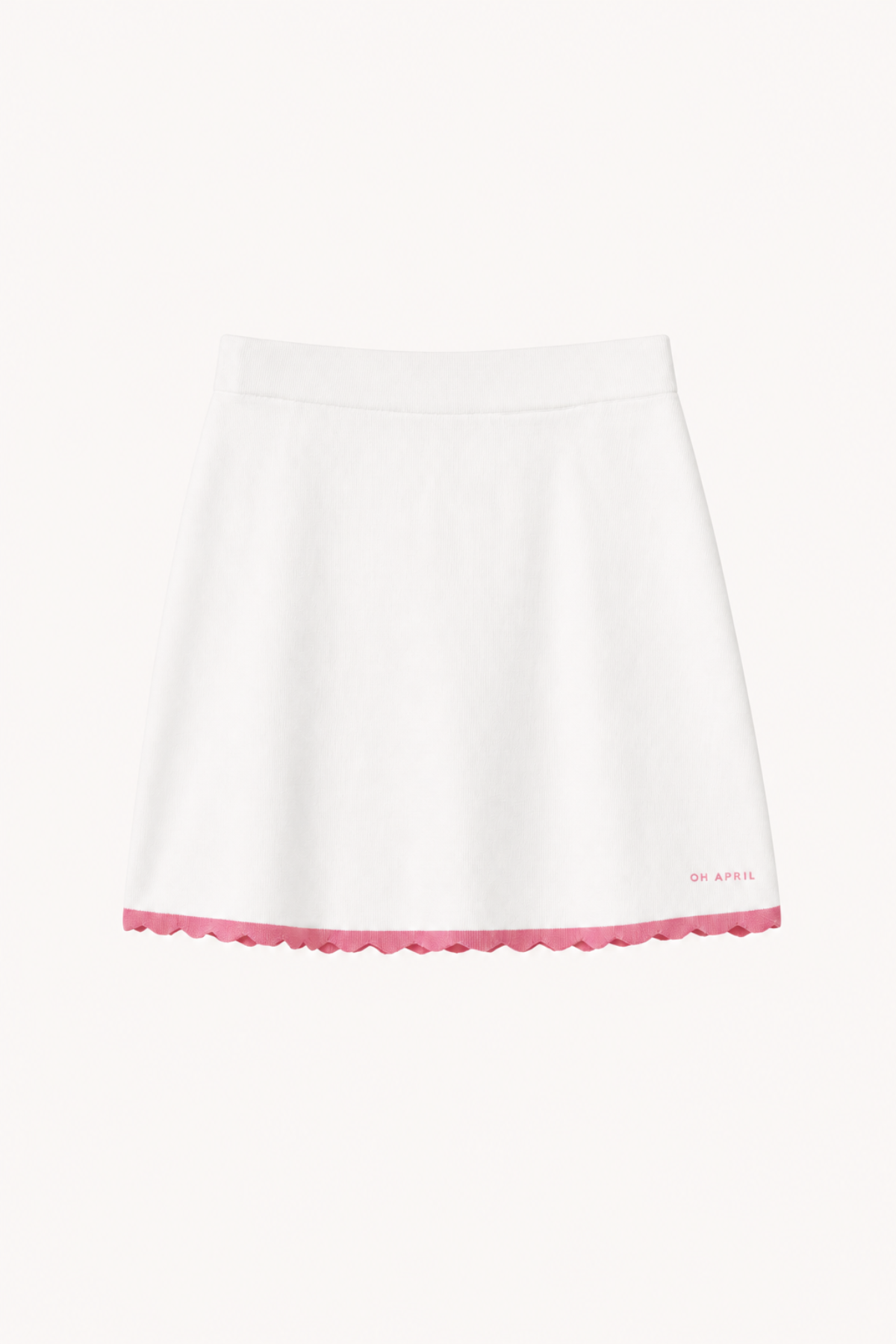 Alora Knit Skirt White