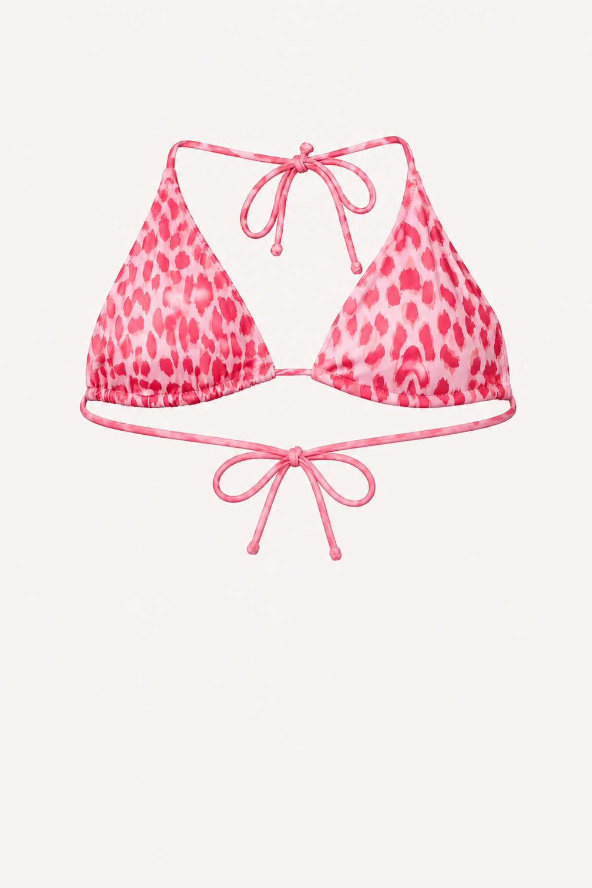 Zola Bikini Top Leo Raspberry