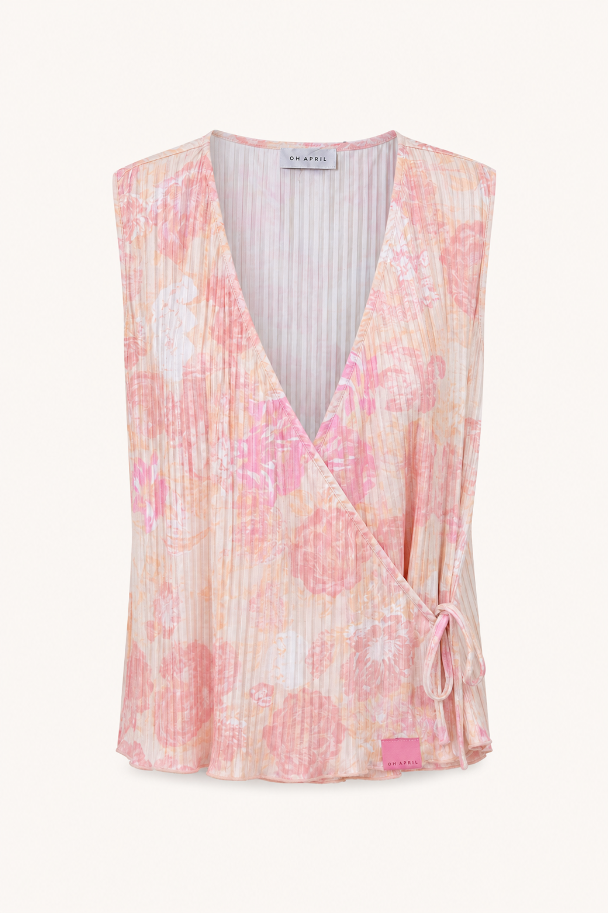 Solin Plissee Top Soft Floral