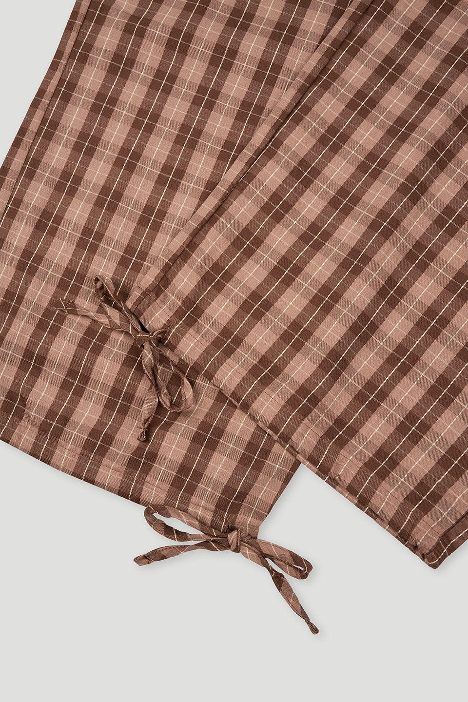 Elior Woven Pants Cocoa Dust Check