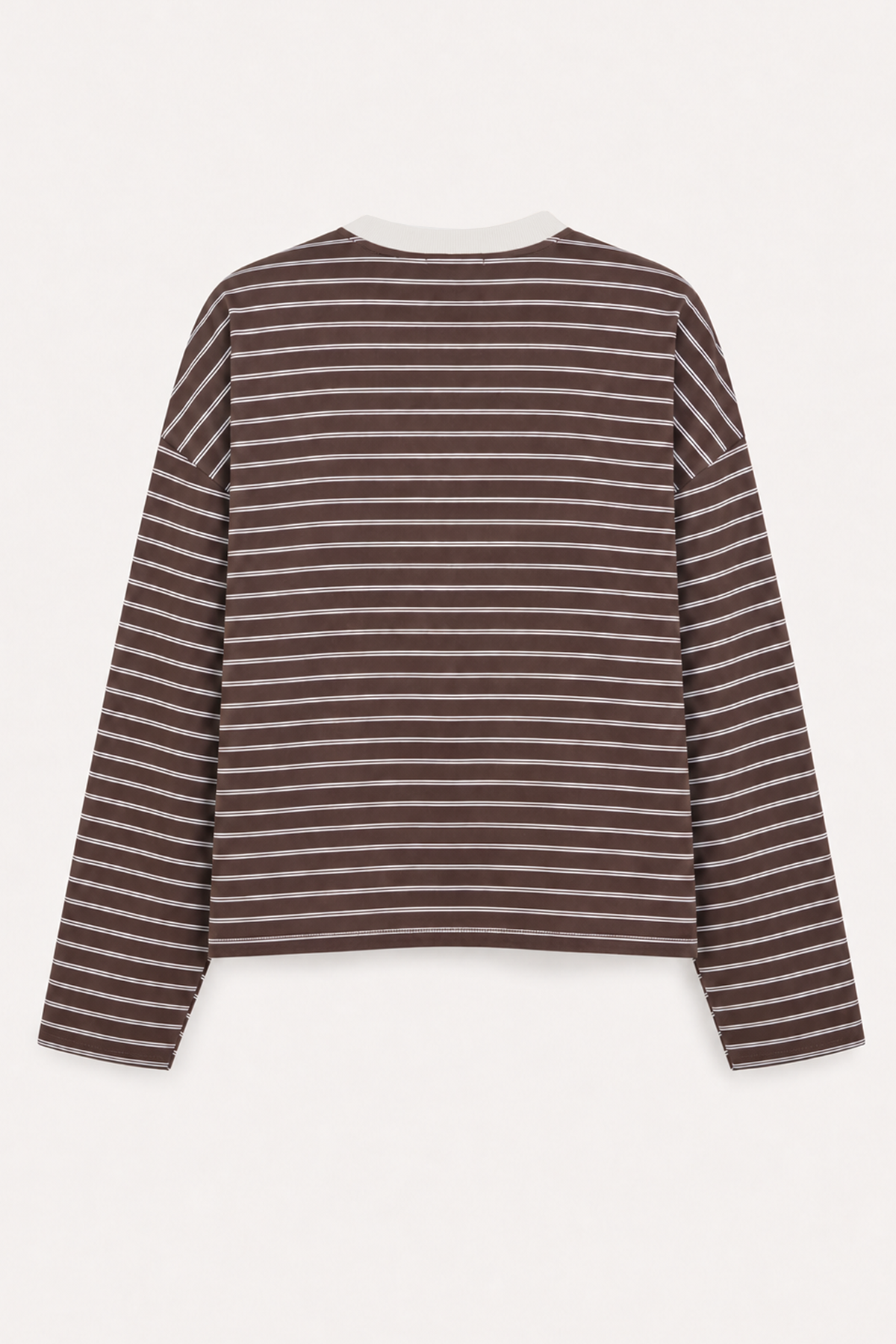 Regular Longsleeve Dark Brown Stripe
